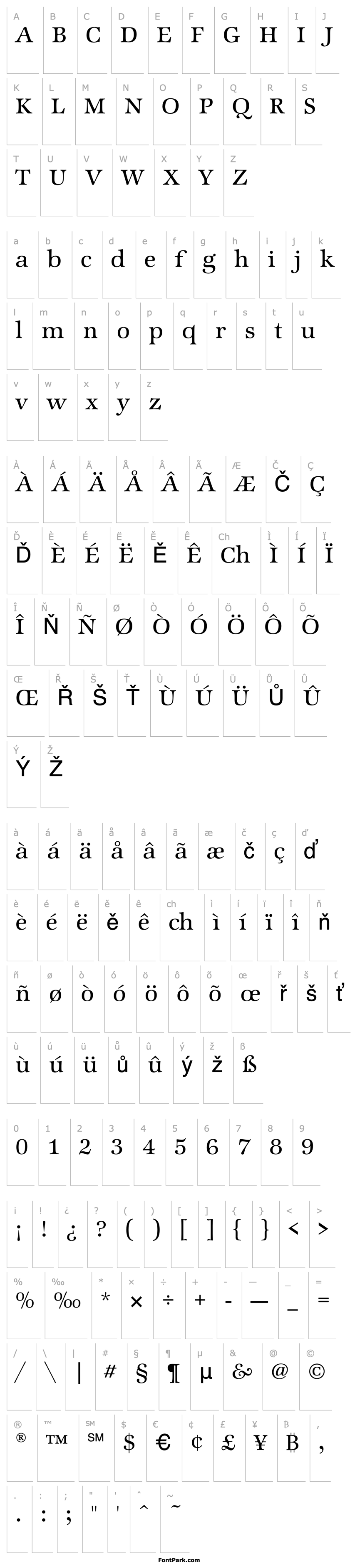 Overview ZapfInternationalEF-Medium