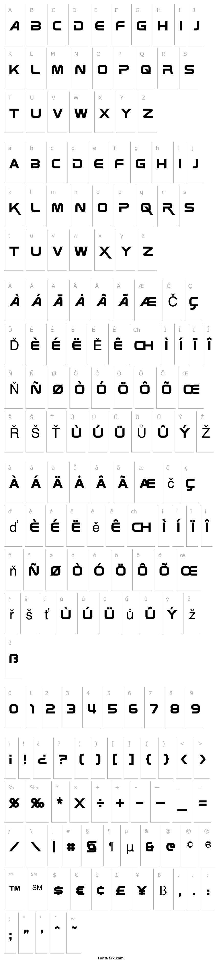 Přehled Zebulon Condensed