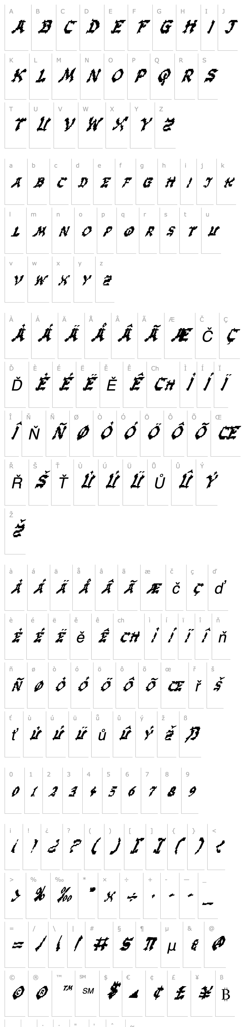 Overview Zen Masters Italic