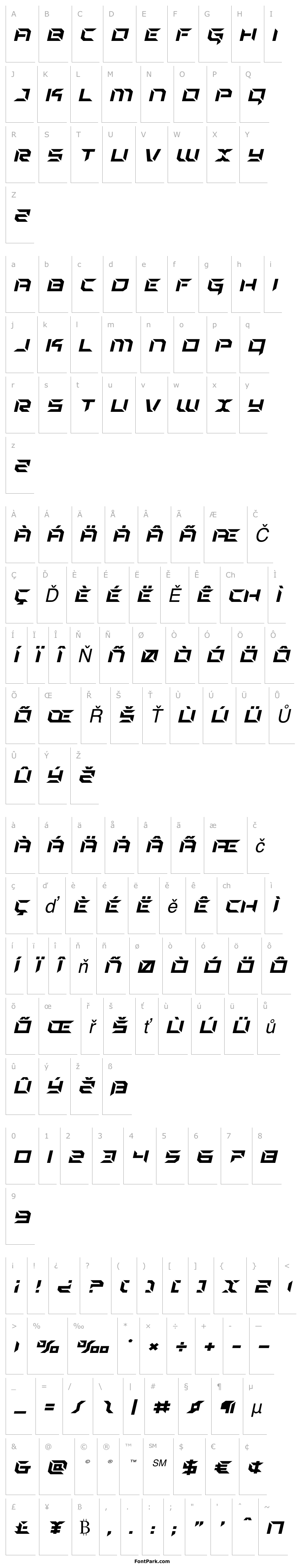 Overview Zero Prime Expanded Italic