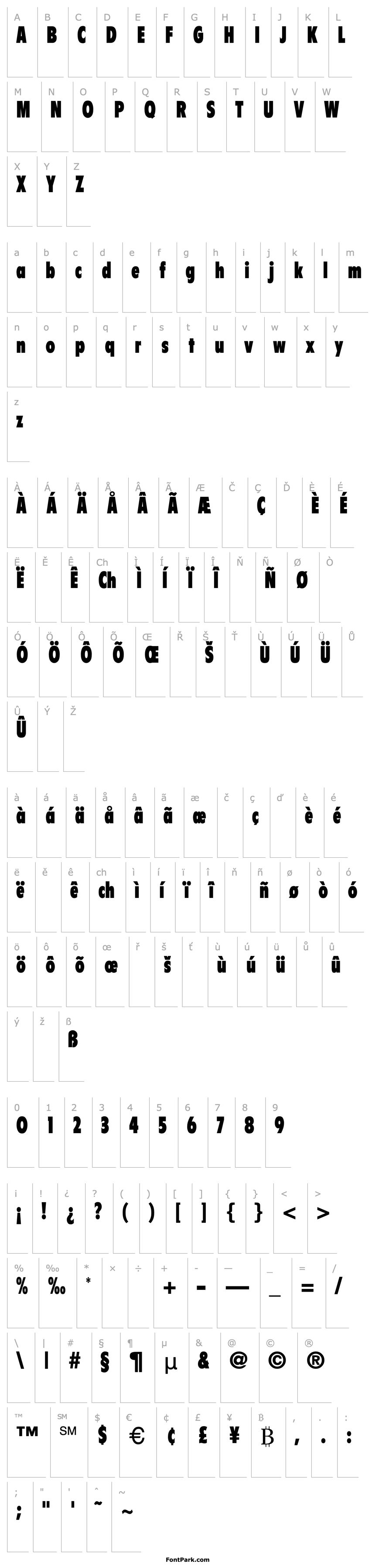 Overview Zinco-ExtraBlackCondensed