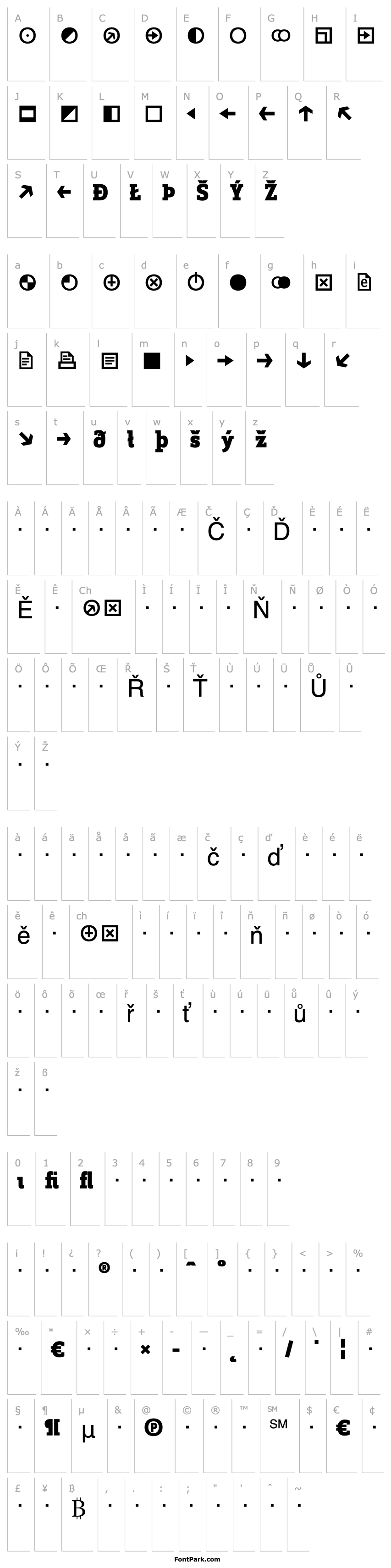 Overview ZineSlabDis-XBoldRomanExp