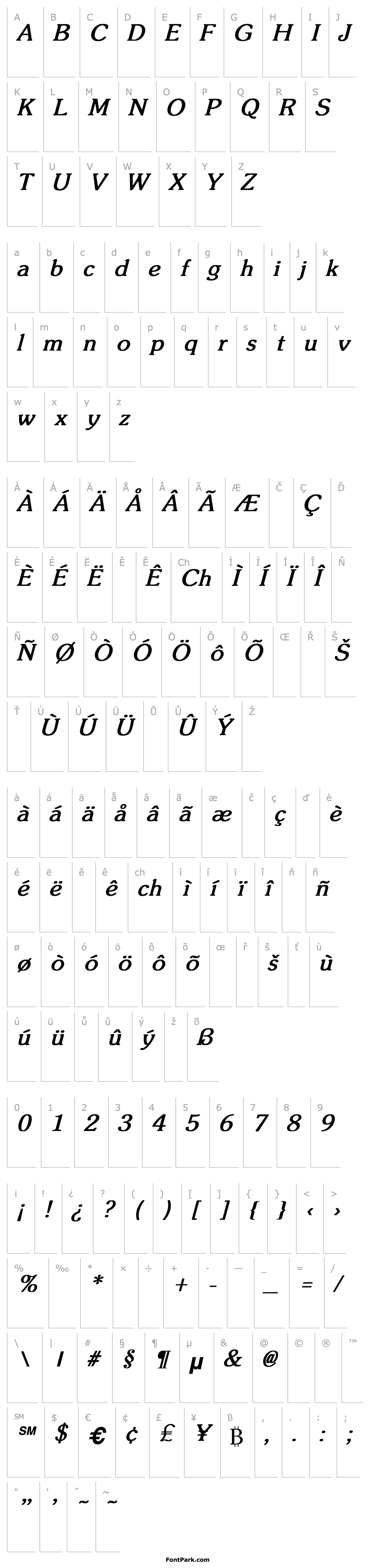 Overview Zipf Light Bold Italic