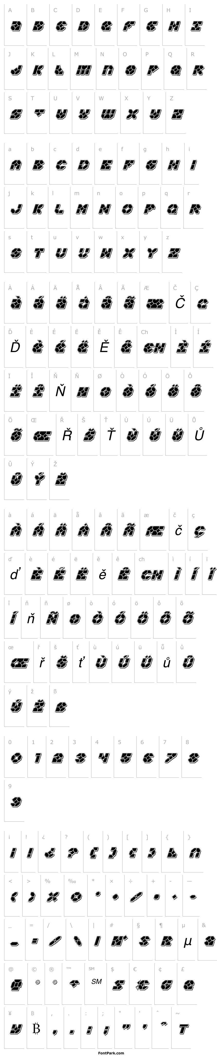 Overview Zoom Runner Punch Italic