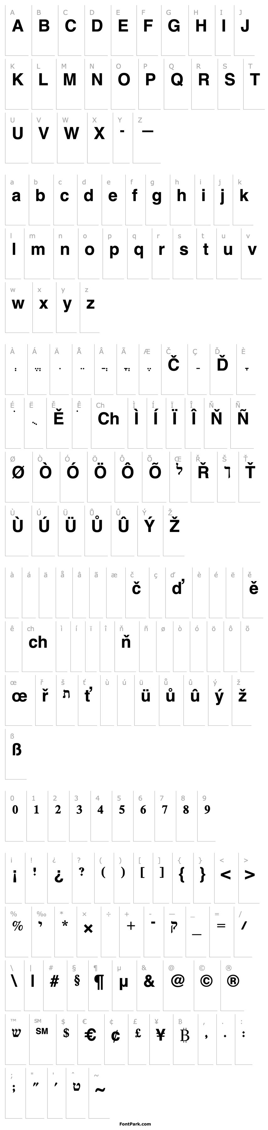 Overview ZurikaB Bold