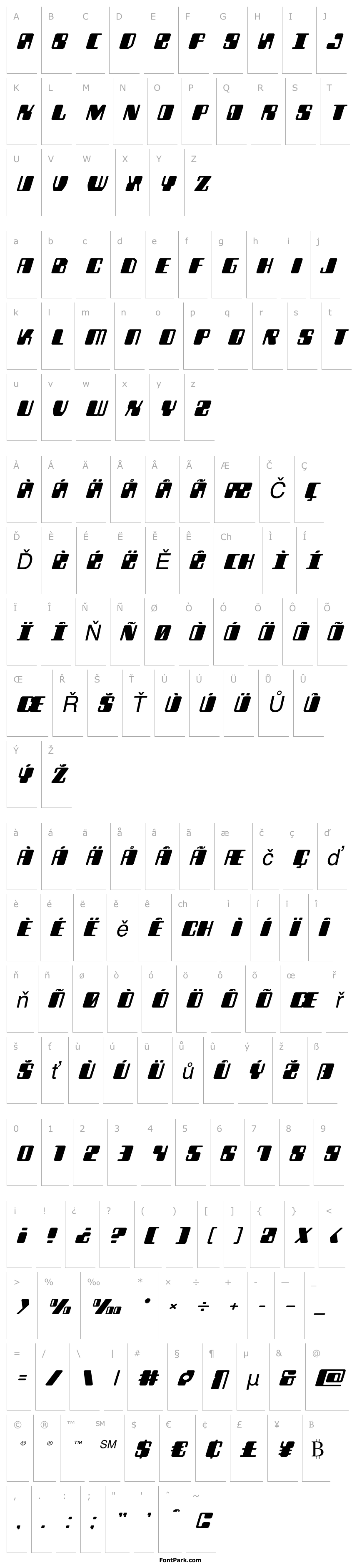 Overview Zyborgs Expanded Italic