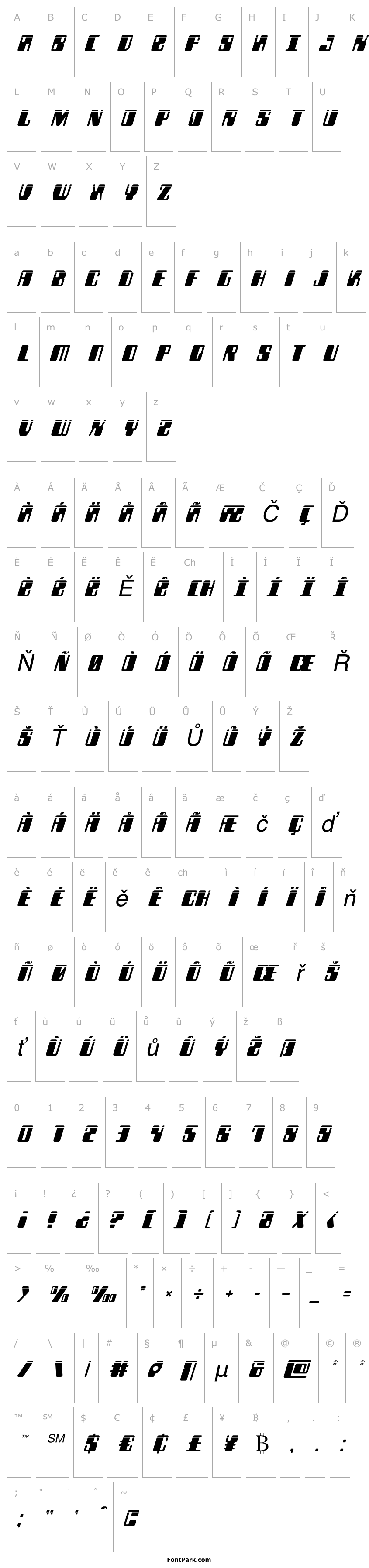 Přehled Zyborgs Laser Italic
